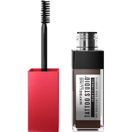 Maybelline Tattoo Brow 3 Day Styling Gel, Waterproof, High-Pigment Colour, Deep Brown, 6ml, 3 Day Brow Styling Gel
