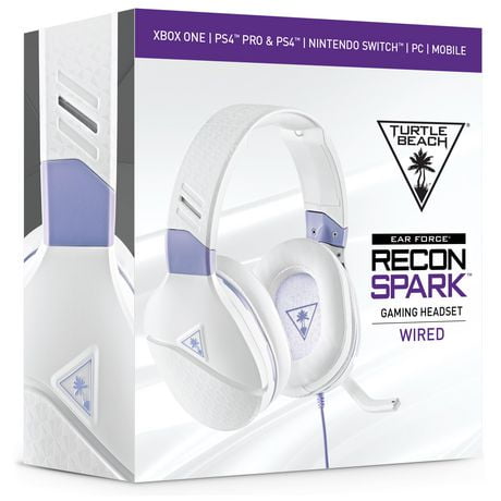 Turtle Beach® Recon Spark Gaming Headset Xbox One & Xbox Series X|S | PS4™ Pro, PS4™ & PS5™ | Nintendo Switch™1 | PC Gaming | Mobile, PlayStation 4