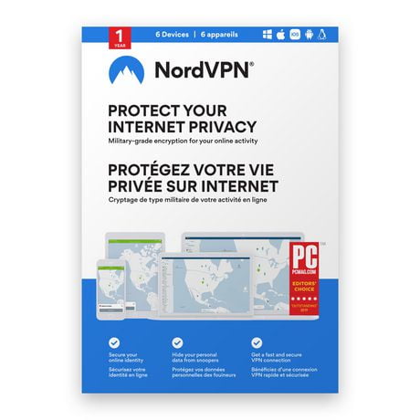 NordVPN Abonnement VPN d'un (1) an