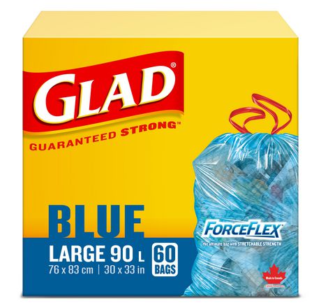 blue trash bags for recycling