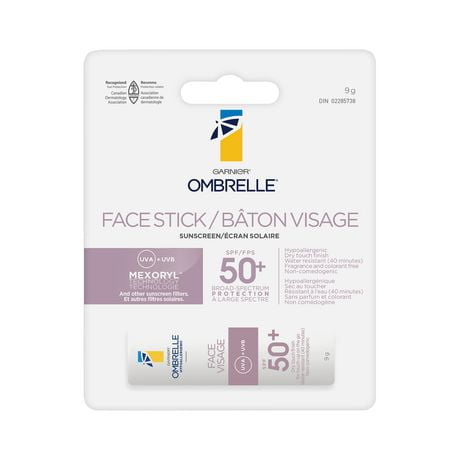 UPC 690577200820 product image for Garnier Ombrelle Face Stick, 9G 0 | upcitemdb.com