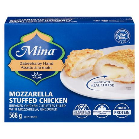 Mina Halal Mozzarella Stuffed Chicken Walmart Canada