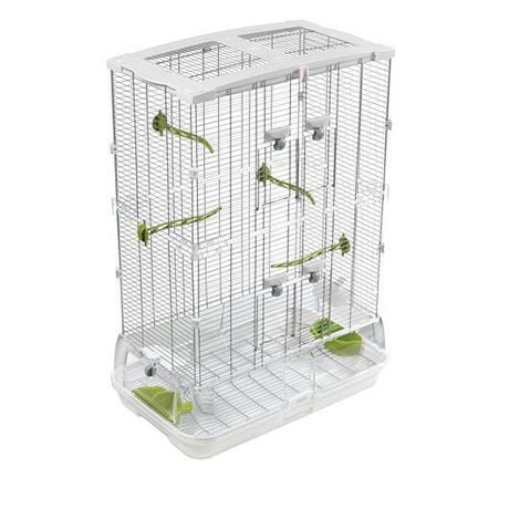 Cage Vision pour oiseaux de taille moyenne, haute, grillage étroit