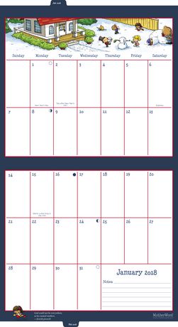 MotherWord® Ultimate Family Calendar - Small (wall Tabbled Verision