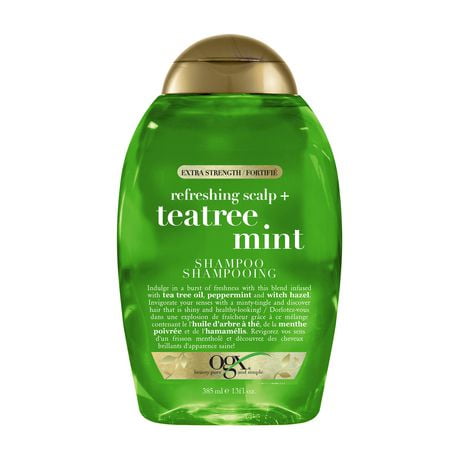 OGX Extra Strength + Tea Tree Mint Shampoo, 385ml