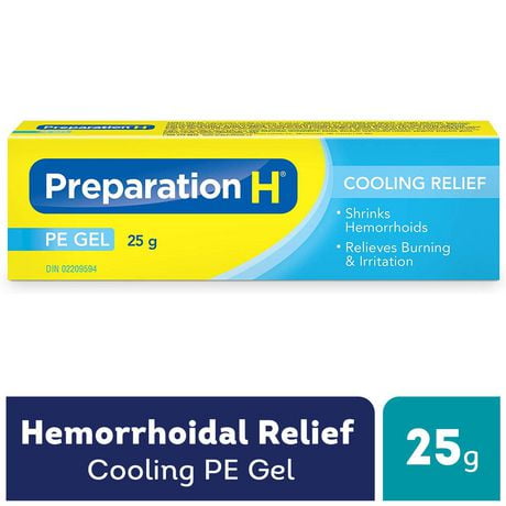 Preparation H® PE Gel (25 g) with Phenylephrine & Witch Hazel, Cooling Hemorrhoid Relief 25g