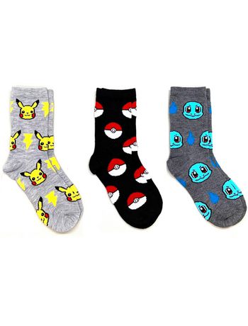 Pokemon Boys' Crew Socks, 3 Pack | Walmart Canada