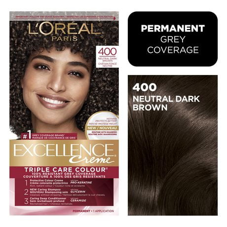 L'Oreal Paris Excellence Permanent Hair Colour Ultra-Deep Brunette 400 ...