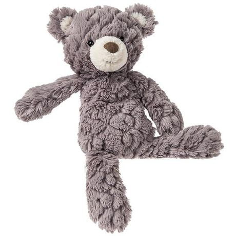 Mary Meyer - Bébé, Ours mastic gris, Animal en peluche, Peluche, Lavable en machine, Cadeau, 11"