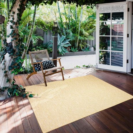 ECARPET Outdoor Area Rug for Patio, Deck, Backyard, Camping, Water Proof Carpet, Veranda Diamond Collection