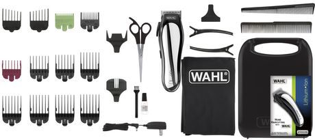 wahl lithium ion pro men's cordless haircut kit with finishing trimmer