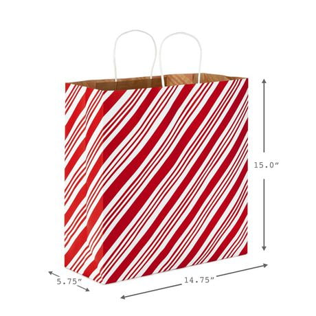 assorted sized holiday gift bags