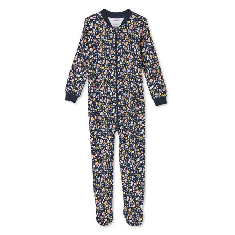 George Toddler Girls' Zip-Up Sleeper | Walmart Canada