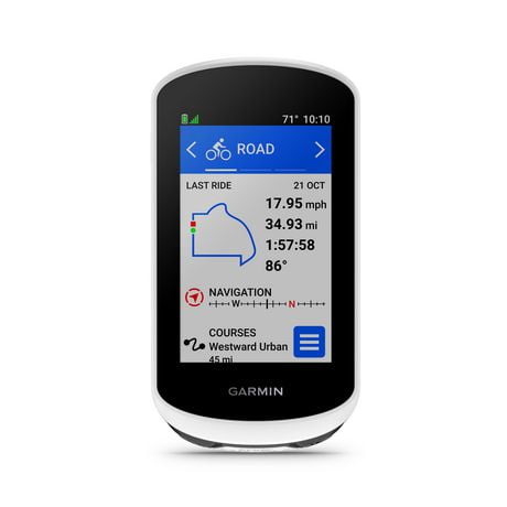 Ordinateur de vélo GPS Garmin Edge Explore 2 - Blanc