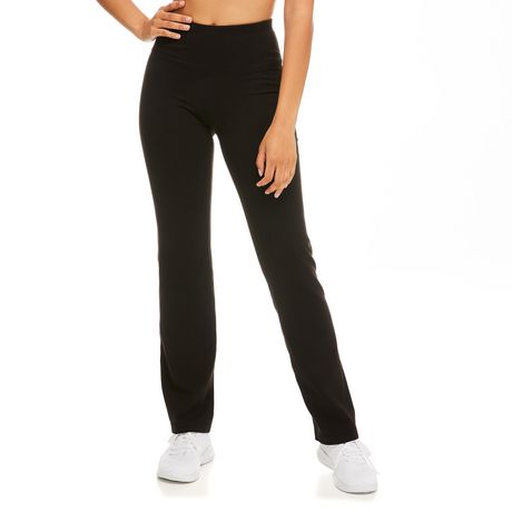 Athletic Works Womens Interlock knit Core Yoga Pant Black  Walmart Canada