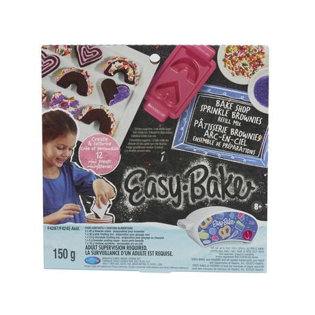 Easy-Bake Ultimate Oven Toy Refill Mix - Bake Shop Sprinkle Brownies Refill Mix, Refill Mix