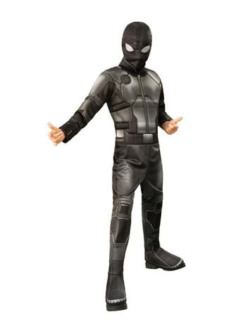 Spider - Man Far From Home: Spider - Man Deluxe (Stealth Black/Gray ...