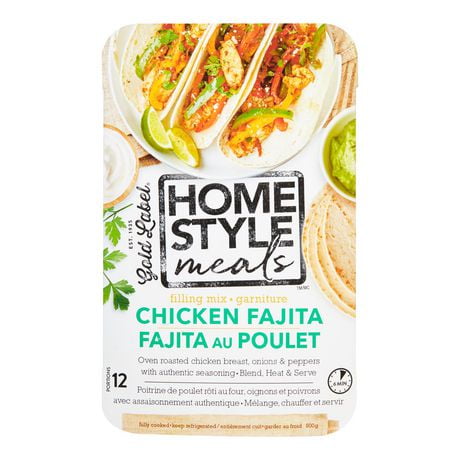 Garniture pour fajitas au poulet Home Style Meals Gold Label 90 Caplets