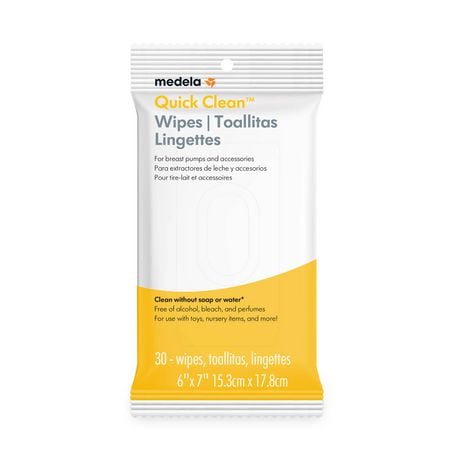 Medela Quick Clean™ Wipes, 30 count