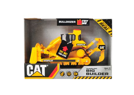 Caterpillar CAT - Big Builder Light & Sound Shaking Machines Bulldozer ...