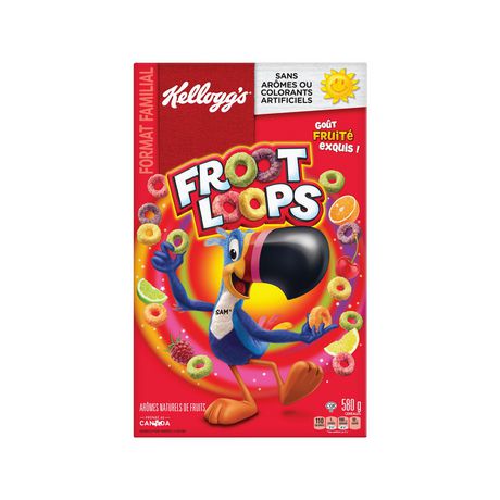 Kellogg's Froot Loops Cereal, Family Size, 580g | Walmart Canada