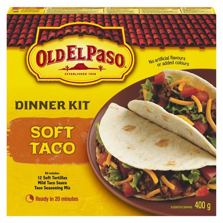 Old El Paso Soft Taco Dinner Kit Walmart Canada