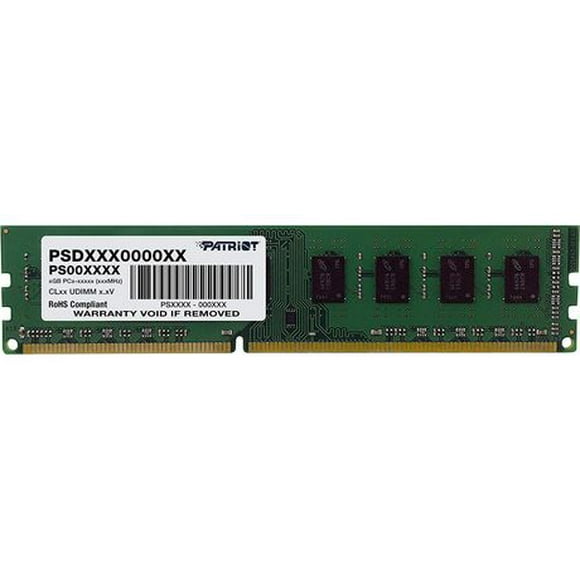PATRIOT Memory Signature Line DDR3 4 Go (1 x 4 Go) Fréquence UDIMM PC3-12800 (1600 MHz) 1,5 V – PSD34G16002 (PSD34G16002)
