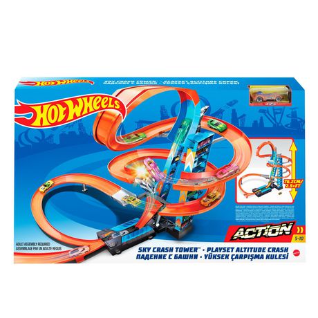 walmart hot wheels sky crash tower