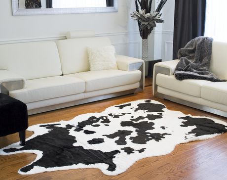 Faux Cowhide Rug 5 25 X 7 5 Walmart Canada