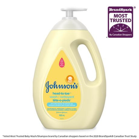 Johnson's Baby, Head-to-Toe, Baby Wash & Shampoo, 1 L