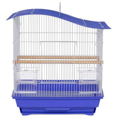 Cage Soho à toit en vague bleue de Prevue Pet