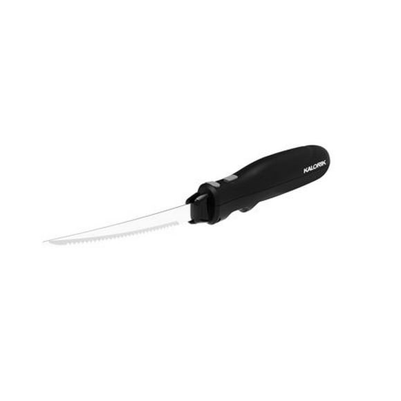 Kalorik® Cordless Electric Carving Knife plus Fish Fillet Blade and case EM 51426 BK, Wireless Design