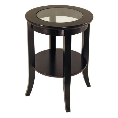 Winsome Wood Genoa End Table, Espresso