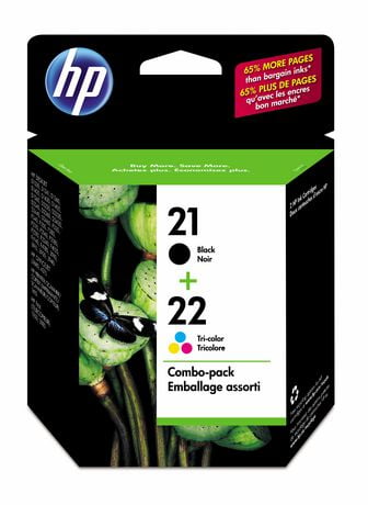 HP #21/22 Ink Combo Pack | Walmart Canada