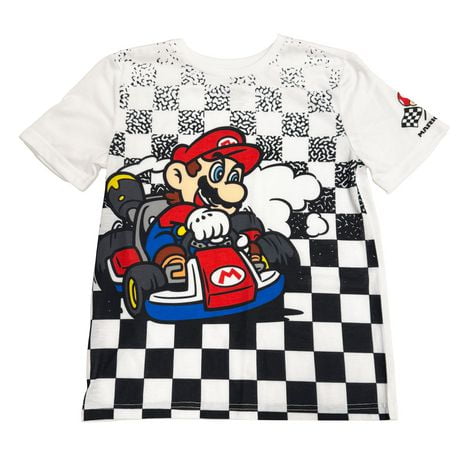 Mario Kart Boys Drift T-Shirt Manche Courte Tailles: TP-TG