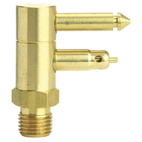 Mercury Male 2 Prong Clip Style Tank Connector 1/4" NPT, Brass