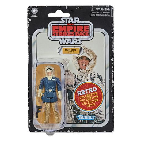 Star Wars Retro Collection Han Solo (Hoth) Toy 3.75-inch Scale Star ...