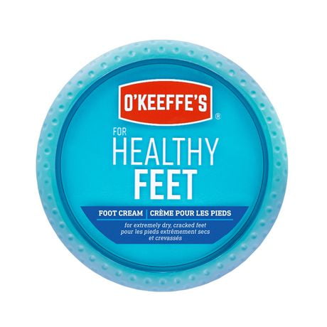 La crème pour les pieds Healthy Feet de O’Keeffe’s Garanti aux pieds extrêmement secs et crevasses