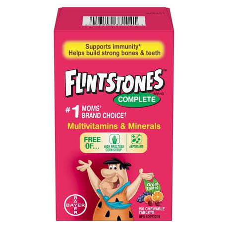 Flintstones Complete Multivitamins Chewable Tablets, 150 Chewable Tablets