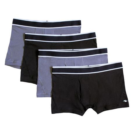 Athletic Works Men's Underwear 4-Pack Trunks, Sizes S-XL