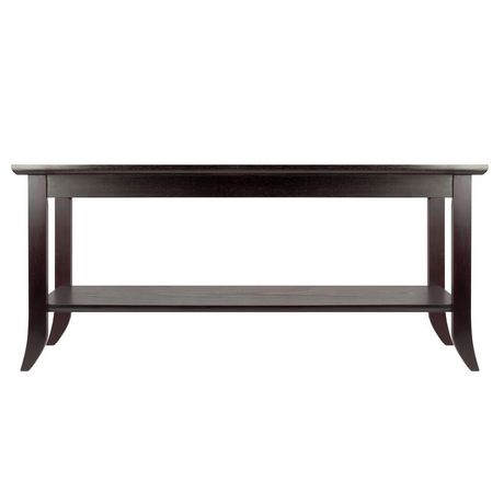 Genova Coffee Table : Homecraft Furniture Genoa Espresso End Table MH301 ... - Genova microfiber sofa in black.