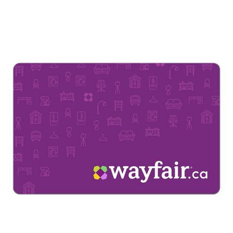 Wayfair $50 eCarte-Cadeau (Livraison par e-mail)