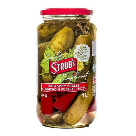 Simply Strub S Hot Spicy Pickles Walmart Canada