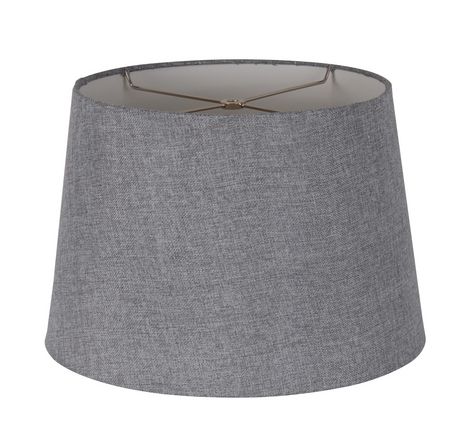 15 Grey Linen Shade Canada, Dark Grey Linen Lamp Shade