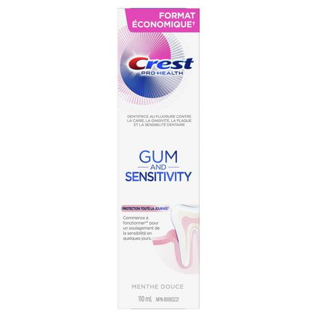 Crest Gum and Sensitivity, Sensitive Toothpaste All Day Protection ...