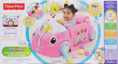 fisher price learning car pink