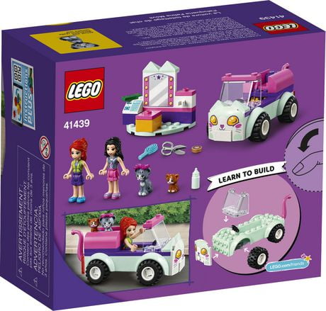 lego friends cat grooming car