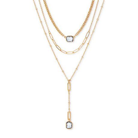Sofia Jewelry by Sofia Vergara Women's Gold and Blue Stone Pendant Y ...