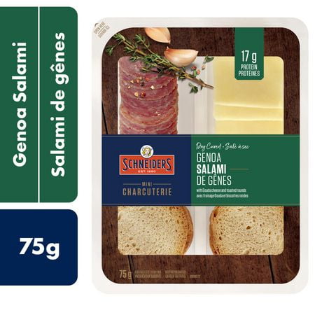 Schneiders Dry Cured Genoa Salami Snack Kit, 75 g