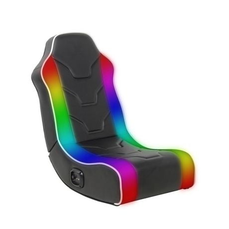 X Rocker Chimera RGB 2.0 - Chaise de jeu à bascule au sol à Neo Motion LED avec cuir PU